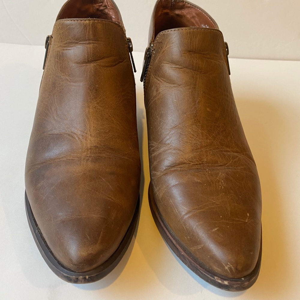 Steve Madden Leather Brown Ankle Boots